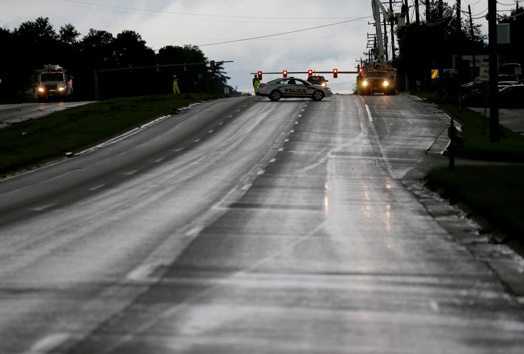 Tornado damages in Chesterfield